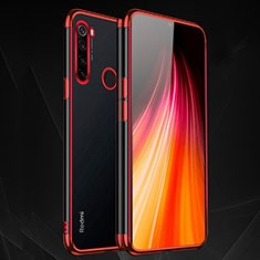 Funda Silicona Ultrafina Carcasa Transparente H03 para Xiaomi Redmi Note 8 Rojo