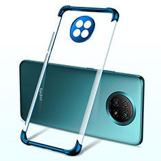 Funda Silicona Ultrafina Carcasa Transparente H03 para Xiaomi Redmi Note 9T 5G Azul