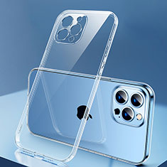Funda Silicona Ultrafina Carcasa Transparente H04 para Apple iPhone 13 Pro Max Claro
