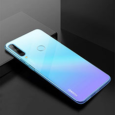 Funda Silicona Ultrafina Carcasa Transparente H04 para Huawei Enjoy 10 Plus Azul