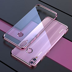 Funda Silicona Ultrafina Carcasa Transparente H04 para Huawei Honor View 10 Lite Rosa