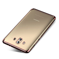 Funda Silicona Ultrafina Carcasa Transparente H04 para Huawei Mate 10 Oro Rosa