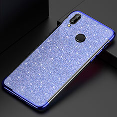 Funda Silicona Ultrafina Carcasa Transparente H04 para Huawei Nova 3e Azul