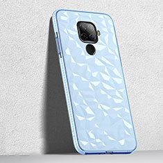 Funda Silicona Ultrafina Carcasa Transparente H04 para Huawei Nova 5i Pro Azul Cielo