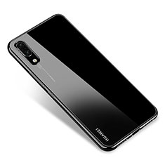 Funda Silicona Ultrafina Carcasa Transparente H04 para Huawei P20 Negro