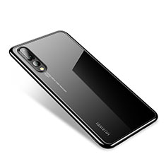 Funda Silicona Ultrafina Carcasa Transparente H04 para Huawei P20 Pro Negro