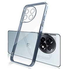 Funda Silicona Ultrafina Carcasa Transparente H04 para OnePlus 11 5G Azul