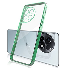 Funda Silicona Ultrafina Carcasa Transparente H04 para OnePlus Ace 2 Pro 5G Verde