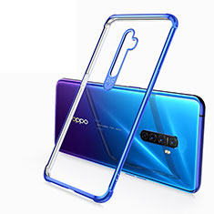 Funda Silicona Ultrafina Carcasa Transparente H04 para Realme X2 Pro Azul