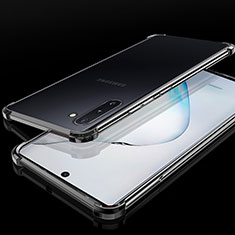 Funda Silicona Ultrafina Carcasa Transparente H04 para Samsung Galaxy Note 10 Plus 5G Negro