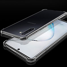 Funda Silicona Ultrafina Carcasa Transparente H04 para Samsung Galaxy Note 10 Plus Claro