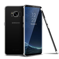 Funda Silicona Ultrafina Carcasa Transparente H04 para Samsung Galaxy S8 Plata