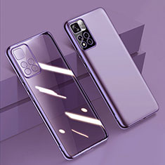 Funda Silicona Ultrafina Carcasa Transparente H04 para Xiaomi Poco X4 NFC Morado