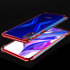 Funda Silicona Ultrafina Carcasa Transparente H05 para Huawei Honor 9X Rojo