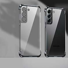 Funda Silicona Ultrafina Carcasa Transparente H05 para Samsung Galaxy S22 Plus 5G Negro