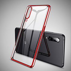 Funda Silicona Ultrafina Carcasa Transparente H05 para Xiaomi Mi 9 Lite Rojo