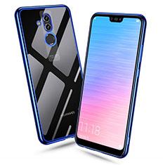Funda Silicona Ultrafina Carcasa Transparente H06 para Huawei Mate 20 Lite Azul