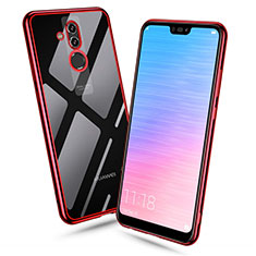 Funda Silicona Ultrafina Carcasa Transparente H06 para Huawei Mate 20 Lite Rojo