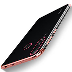 Funda Silicona Ultrafina Carcasa Transparente H06 para Huawei Nova 4 Oro Rosa
