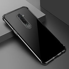 Funda Silicona Ultrafina Carcasa Transparente H06 para Oppo Reno2 Negro