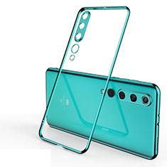 Funda Silicona Ultrafina Carcasa Transparente H06 para Xiaomi Mi 10 Verde