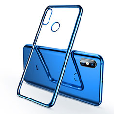 Funda Silicona Ultrafina Carcasa Transparente H06 para Xiaomi Mi 8 Azul