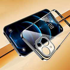 Funda Silicona Ultrafina Carcasa Transparente H07 para Apple iPhone 13 Negro