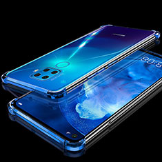 Funda Silicona Ultrafina Carcasa Transparente H07 para Huawei Nova 5z Azul