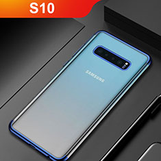Funda Silicona Ultrafina Carcasa Transparente H07 para Samsung Galaxy S10 5G Azul