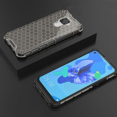 Funda Silicona Ultrafina Carcasa Transparente H08 para Huawei Nova 5z Negro