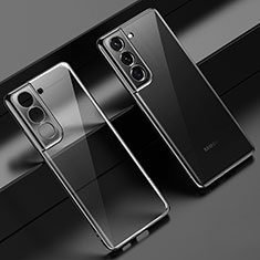 Funda Silicona Ultrafina Carcasa Transparente H08 para Samsung Galaxy S22 5G Negro