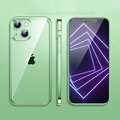 Funda Silicona Ultrafina Carcasa Transparente H09 para Apple iPhone 13 Mini Verde