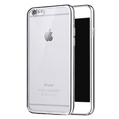 Funda Silicona Ultrafina Carcasa Transparente H16 para Apple iPhone 6 Plata