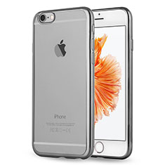 Funda Silicona Ultrafina Carcasa Transparente H17 para Apple iPhone 6 Gris