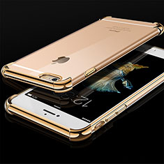 Funda Silicona Ultrafina Carcasa Transparente HC01 para Apple iPhone 6 Oro