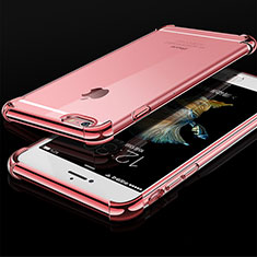 Funda Silicona Ultrafina Carcasa Transparente HC01 para Apple iPhone 6 Oro Rosa