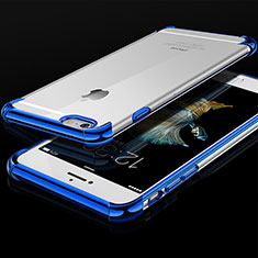 Funda Silicona Ultrafina Carcasa Transparente HC01 para Apple iPhone 6S Azul