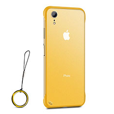 Funda Silicona Ultrafina Carcasa Transparente HT01 para Apple iPhone XR Oro