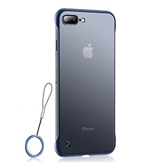 Funda Silicona Ultrafina Carcasa Transparente HT02 para Apple iPhone 7 Plus Azul