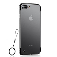 Funda Silicona Ultrafina Carcasa Transparente HT02 para Apple iPhone 8 Plus Negro