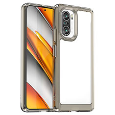 Funda Silicona Ultrafina Carcasa Transparente JS2 para Xiaomi Mi 11X Pro 5G Gris