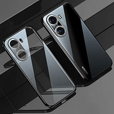 Funda Silicona Ultrafina Carcasa Transparente LD1 para Huawei Honor 60 5G Negro