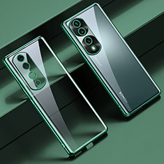 Funda Silicona Ultrafina Carcasa Transparente LD1 para Huawei Honor 70 Pro+ Plus 5G Verde