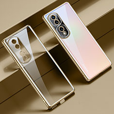 Funda Silicona Ultrafina Carcasa Transparente LD1 para Huawei Honor 80 Pro 5G Oro