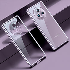 Funda Silicona Ultrafina Carcasa Transparente LD1 para Huawei Honor Magic5 5G Morado