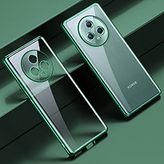Funda Silicona Ultrafina Carcasa Transparente LD1 para Huawei Honor Magic5 5G Verde