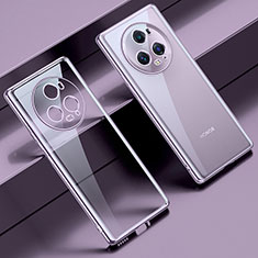 Funda Silicona Ultrafina Carcasa Transparente LD1 para Huawei Honor Magic5 Pro 5G Morado