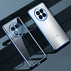 Funda Silicona Ultrafina Carcasa Transparente LD1 para Huawei Mate 50 Azul