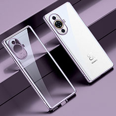Funda Silicona Ultrafina Carcasa Transparente LD1 para Huawei Nova 11 Pro Morado