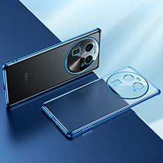 Funda Silicona Ultrafina Carcasa Transparente LD1 para Oppo Find X6 Pro 5G Azul